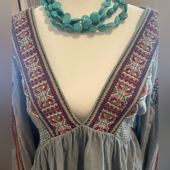 Free People Aria Embroidered Top - Picture 7 of 7